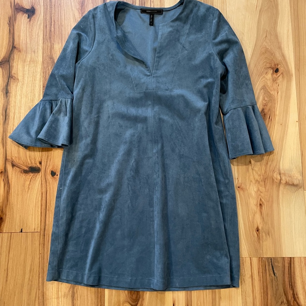 BCBG blue 3/4 sleeve classy dress